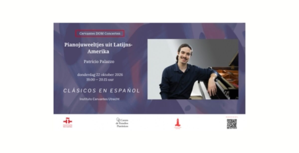 PATRICIO PALAZZO / “CLASICOS EN ESPAÑOL” / INSTITUTO CERVANTES UTRECHT
