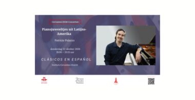 PATRICIO PALAZZO / “CLASICOS EN ESPAÑOL” / INSTITUTO CERVANTES UTRECHT